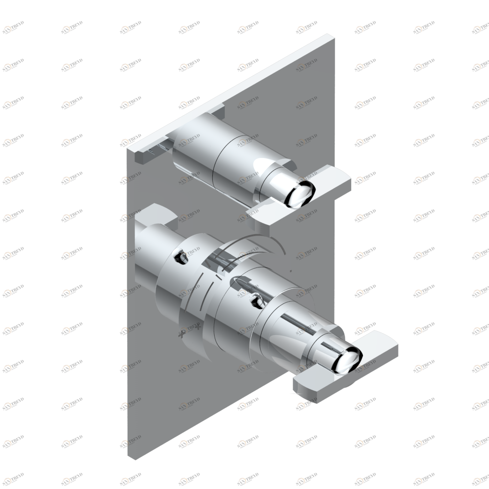U2A-5300BE Ручки регулировки для термостата THG с вентилем арт.5300AE Thg-paris Le 11 Хром U2A 5300BE  A02 CAT.A