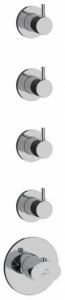 GUGLIELMI Встраиваемый термостатический смеситель для душа на 5 отверстий Ag Fiin00986