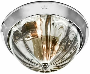 Possoni Illuminazione Хромированный потолочный светильник со стеклом Labry 210/p