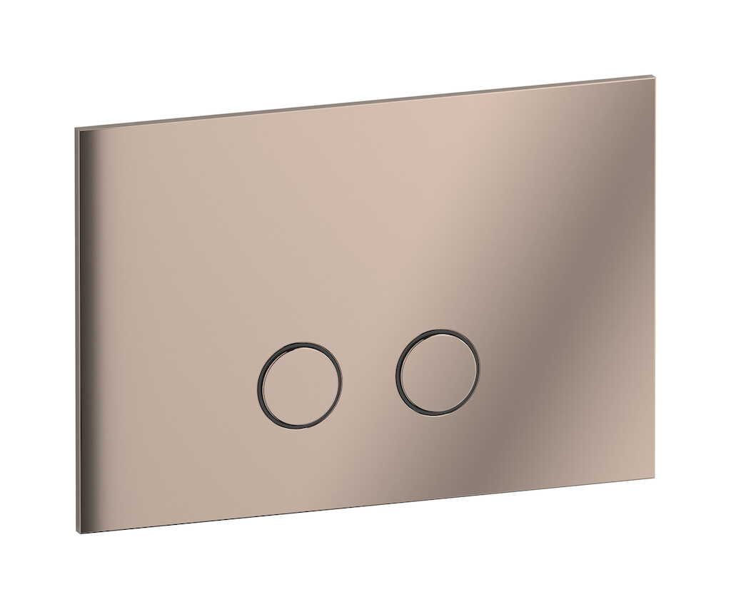 Кнопка смыва для бачка "MODERNA" с двойным сливом WE ARE IB bb001rs Rose Gold Bye Bye