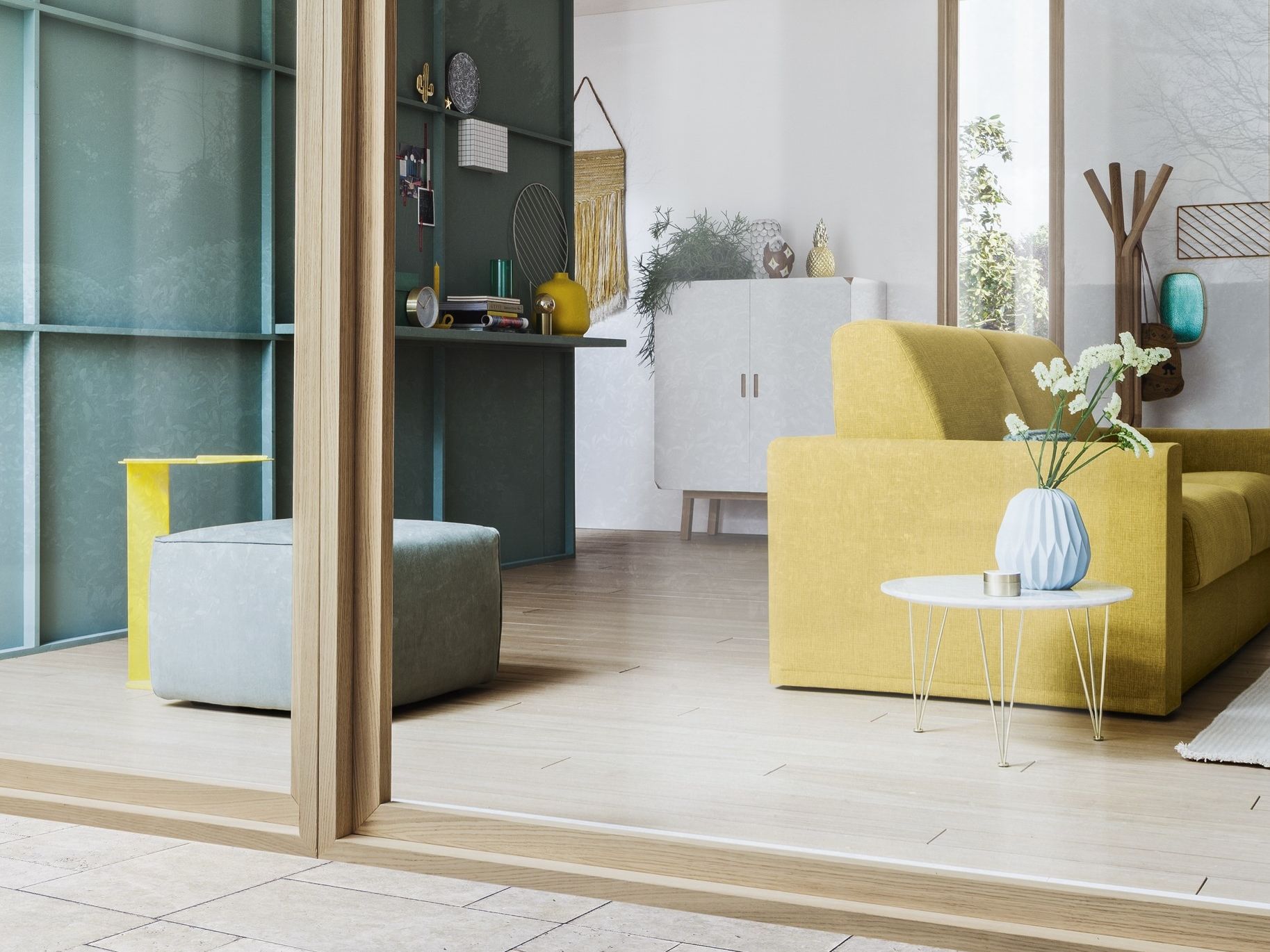 Диван-кровать из ткани Felis Day &amp ARCH-00127399 - Вид №3