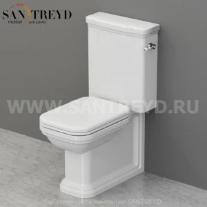 417901 Бачок для унитаза Белый Kerasan Waldorf Италия