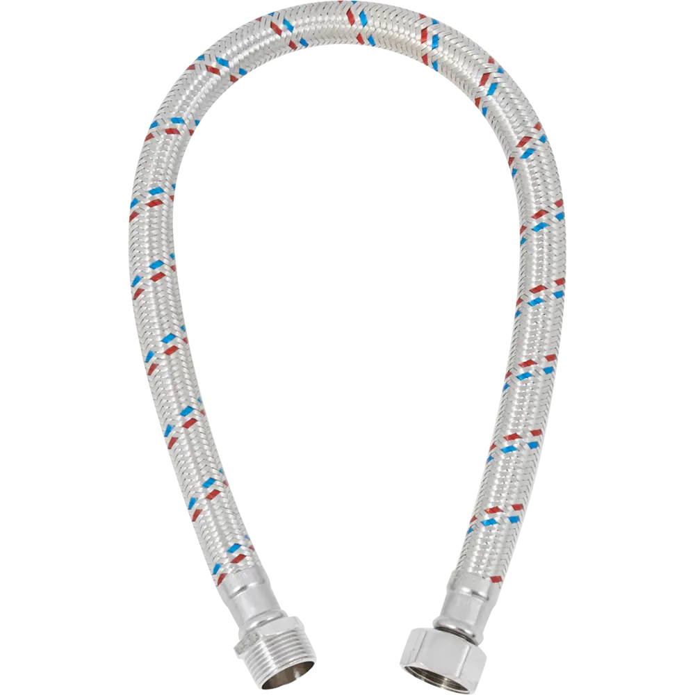Гибкая подводка для воды ДТРД 3/4" наружная-внутренняя резьба 60 см STLM-2102175 - Вид №2