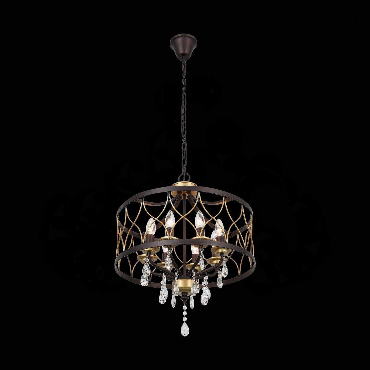 Подвесная люстра ST Luce Grassо SL789.423.08 ST LUCE ДИЗАЙНЕРСКИЕ, GRASSО 108689 Коричневый  - Вид №2