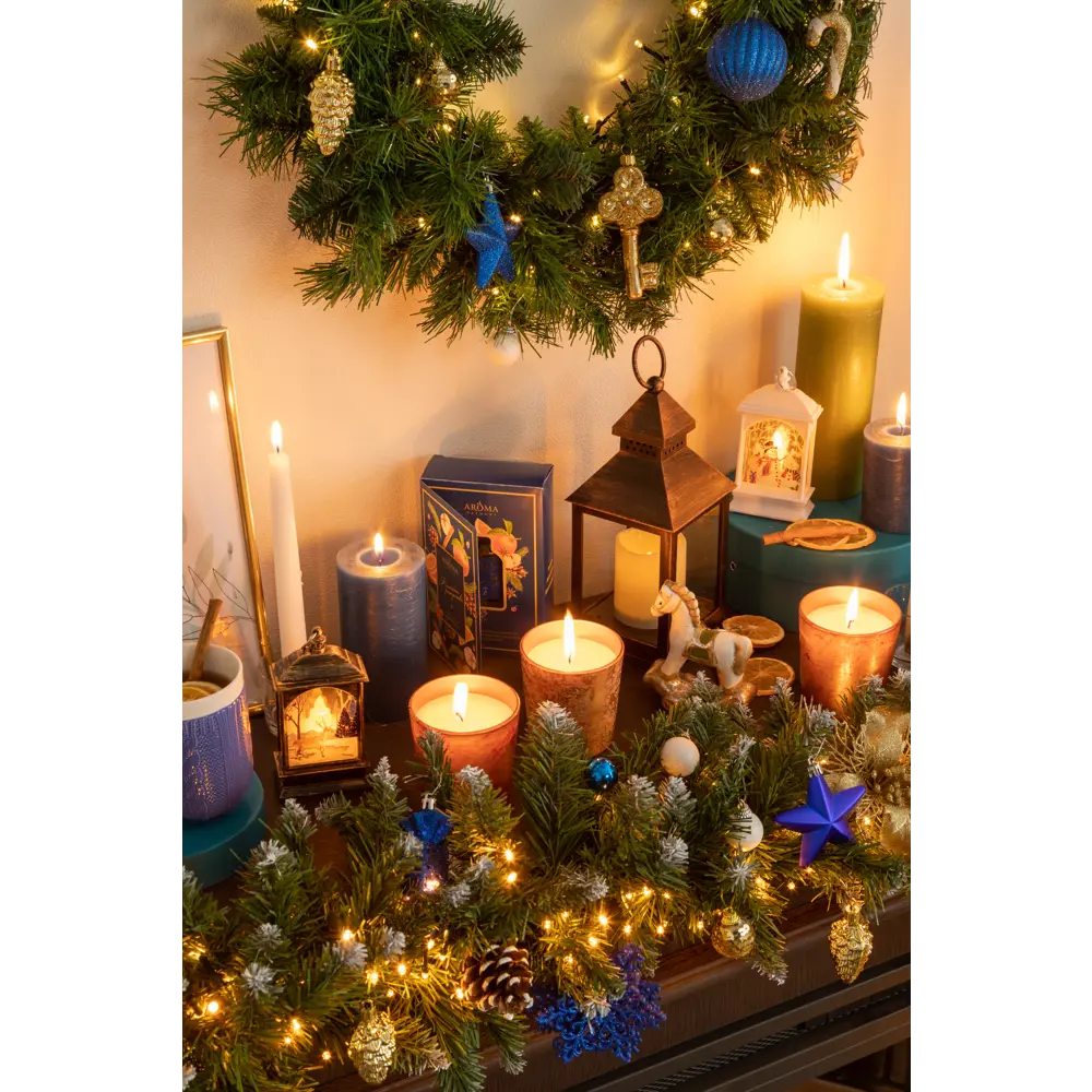 Свеча «Киноварь» фигурная 75x12 см цвет каштановый Santreyd STLM-2108537 - Вид №1