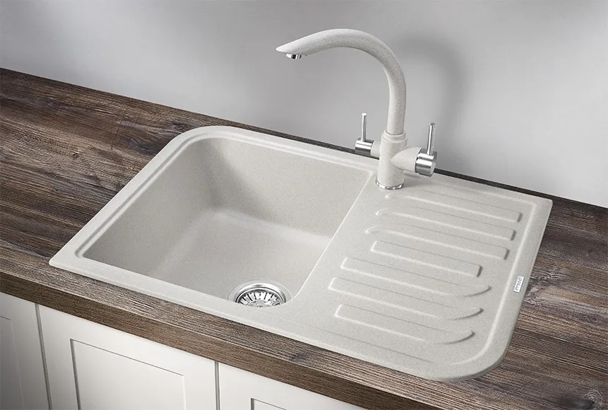 7001, БАЗАЛЬТ, кухонная мойка, кварц GRANULA 7001-ST118