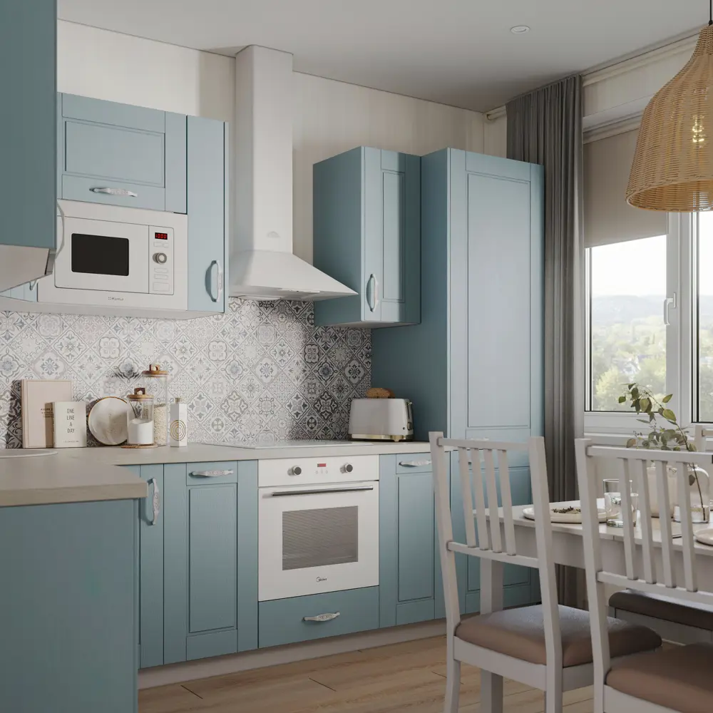 Фасад кухонный Delinia ID Томари голубой 59.7×38.1 см МДФ 82011004 STLM-0017382 - Вид №10