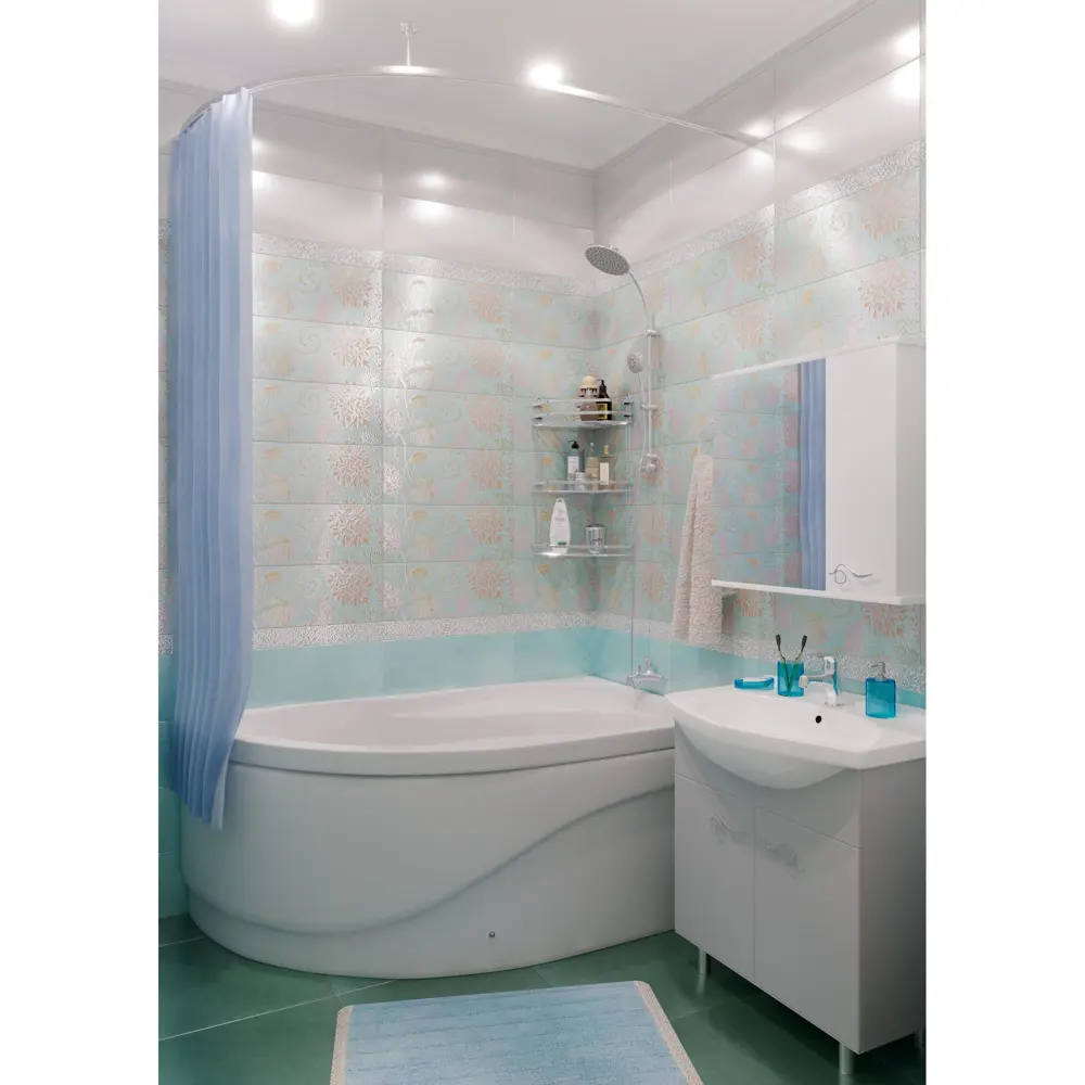 Плитка настенная «Пленэр» 20х50 см 1 м2 цвет зелёный 17126304 STLM-2048763 Kerama Marazzi  - Вид №2