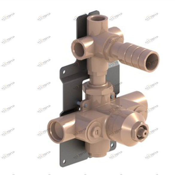 92.599 Корпус встроенного термостата 92599 с краном / переключателем HORUS Range Ascott 