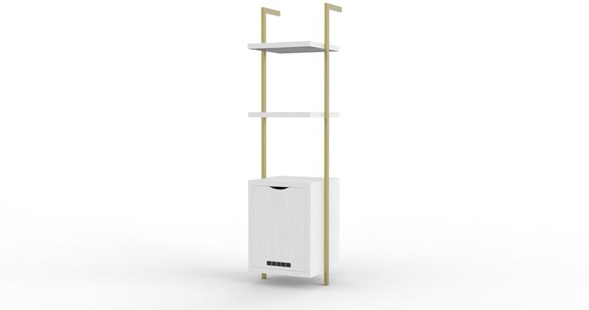 Mobilspazio Полка с креплением от пола к потолку для гостиниц Urban sun-id-1466484 - Вид №12