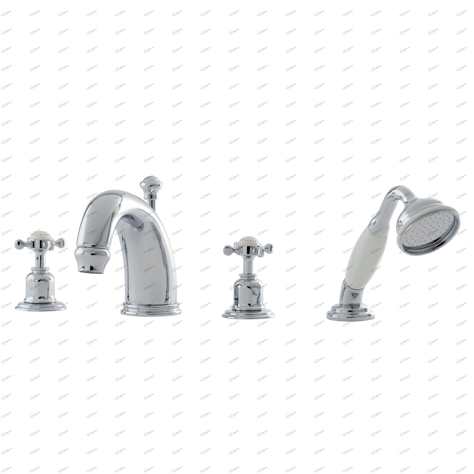 Traditional bathrooms CROSSHEAD 3/4 "смеситель для ванны и душа Pr3246/nk 