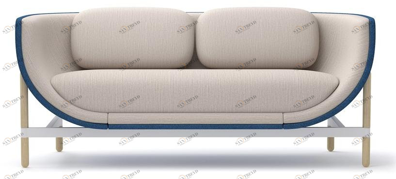 Casala 2-местный тканевый диван Capsule 4245/13