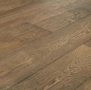 Массивная доска Amber Wood Smoked Дуб Кантри с брашью (Текстурированная) 300-1400х125 мм.