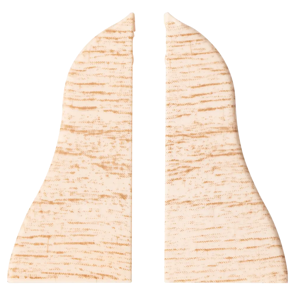 Заглушки для плинтуса Pro Дом 5.5 см ПВХ цвет дуб ривьера Santreyd STLM-2014999