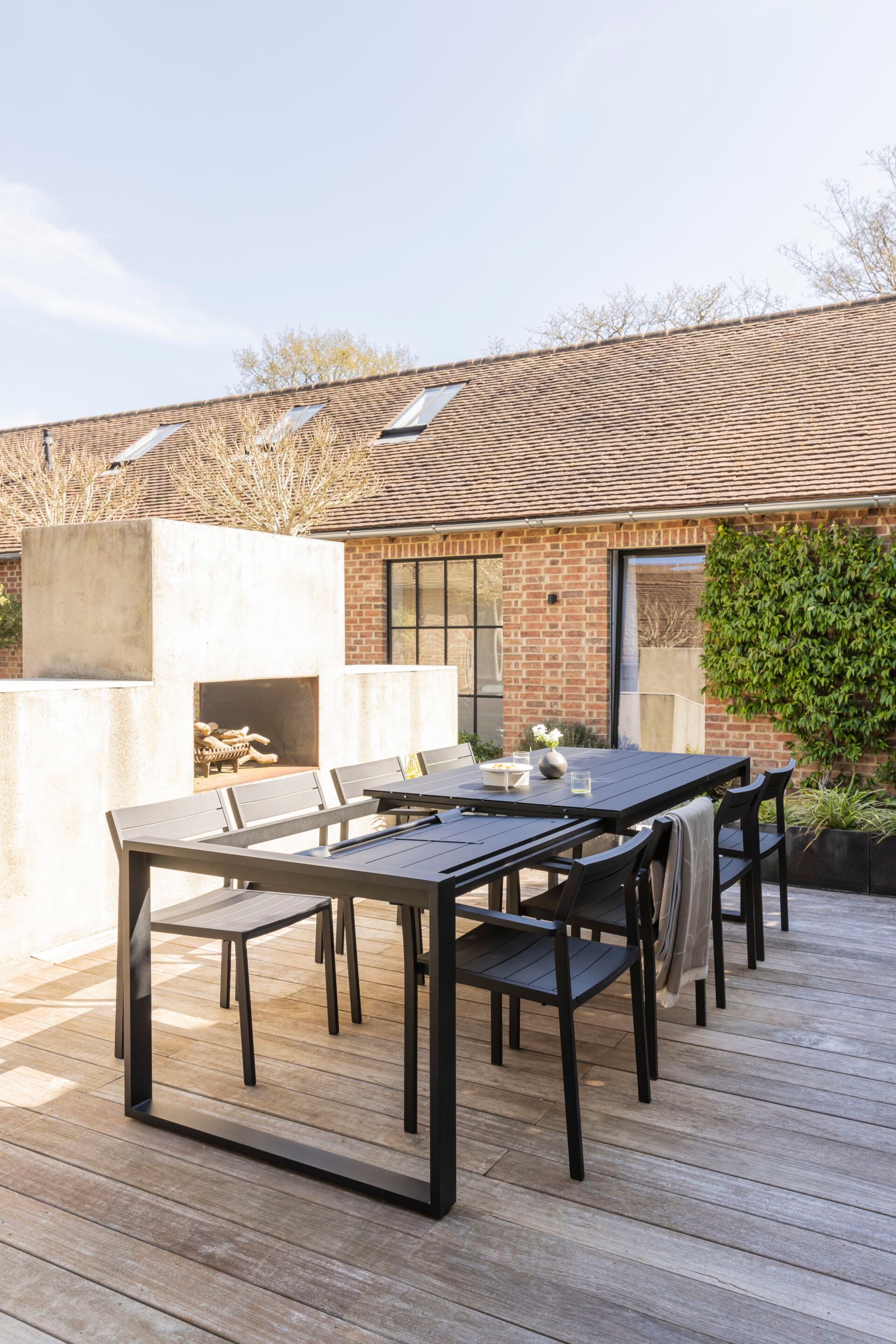 Алюминиевый прямоугольный выдвижной стол с порошковым покрытием Case Eos ARCH-00143156 - Вид №7