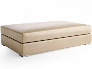 Caroti Пуф, обитый кожей в современном стиле Concept Art.63 - theca