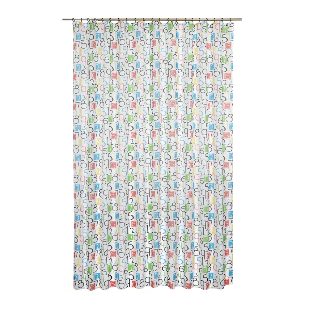 Тюль на ленте «Буквы», 250x280 см, буквы, цвет белый GARDEN STLM-2010123