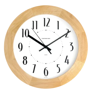 Часы настенные Troykatime ø30 см цвет светлое дерево