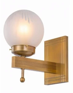 Patinas Lighting Бра ручной работы из латуни New york