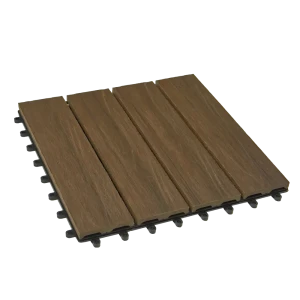 Модульное покрытие CM дерево цвет патина браун 300x300x25 мм