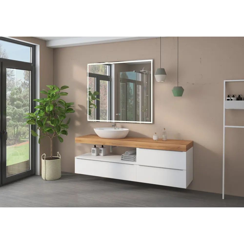 Зеркало для ванной Vigo Mirti Comfort с подсветкой 120x100 см STLM-2136115 - Вид №5