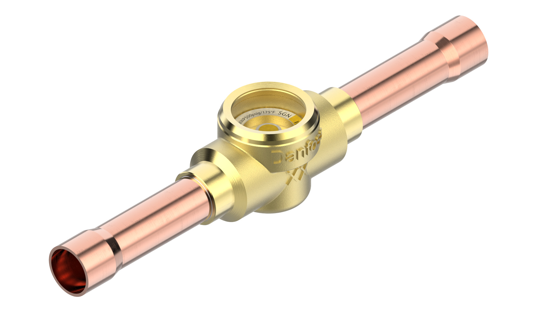 Danfoss SGN — Смотровые стекла с индикатором влажности SGN 16S Смотровое стекло 014-0184  - Вид №12