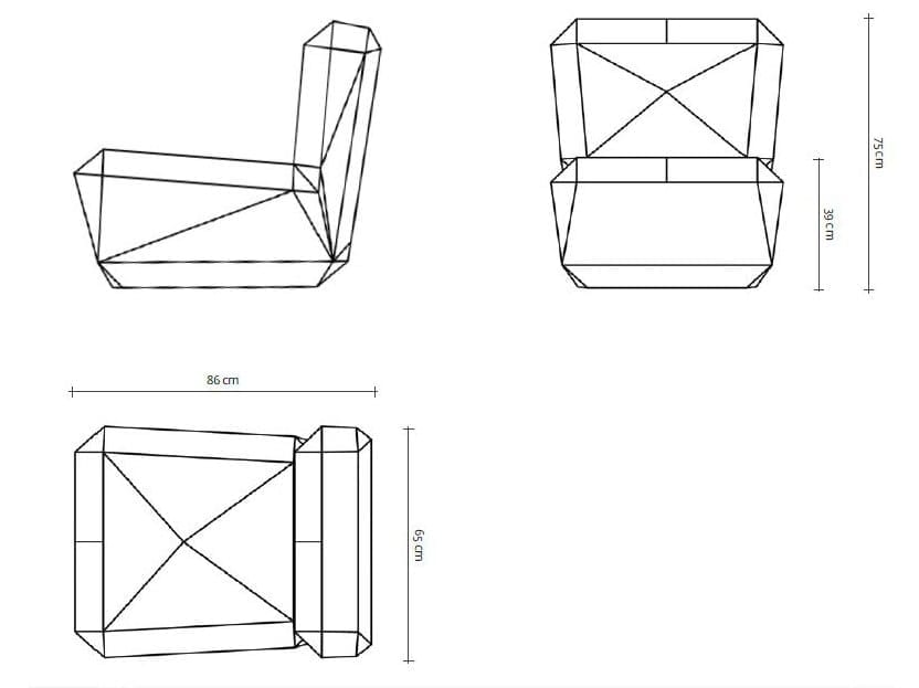 Алюминиевое кресло altreforme ARCH-00122561 - Вид №3