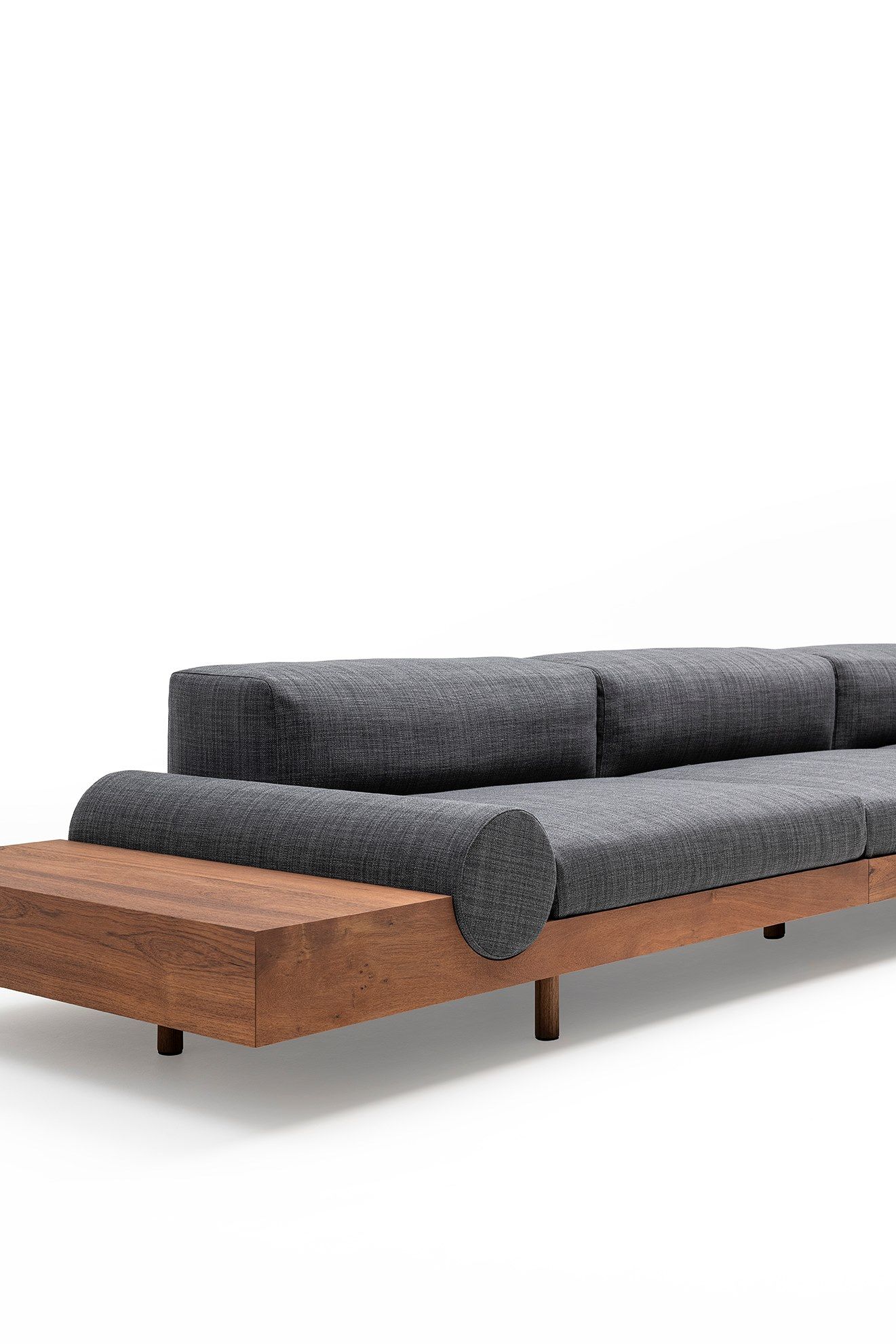 Сад диван из массива тикового дерева и ткани Living Divani Kasbah ARCH-00029400 - Вид №4