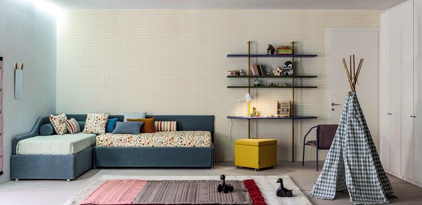 Twils Односпальная кровать с мягким изголовьем Maya sun-id-1374001 - Вид №1