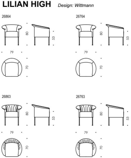 Wittmann Кожаное кресло sun-id-1388576 - Вид №4