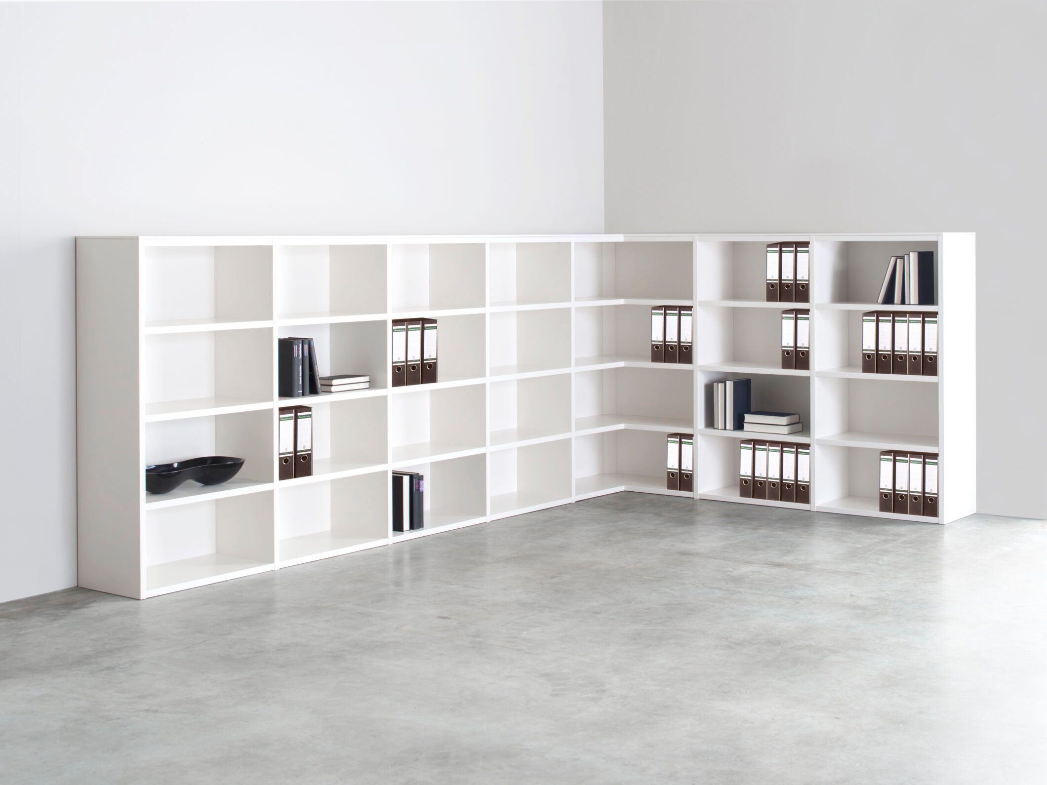 Угловой книжный шкаф в день Sudbrock Möbelhandwerk Sinus ARCH-00115498 - Вид №1