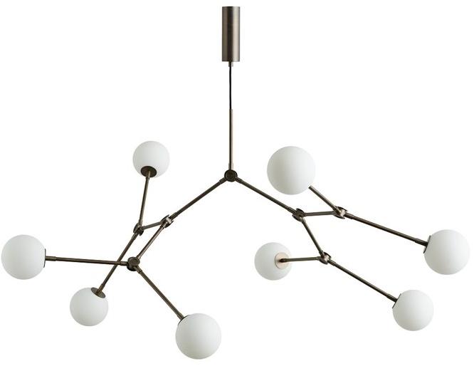 101 Copenhagen Регулируемая светодиодная люстра из латуни Drop 111093 - Вид №3