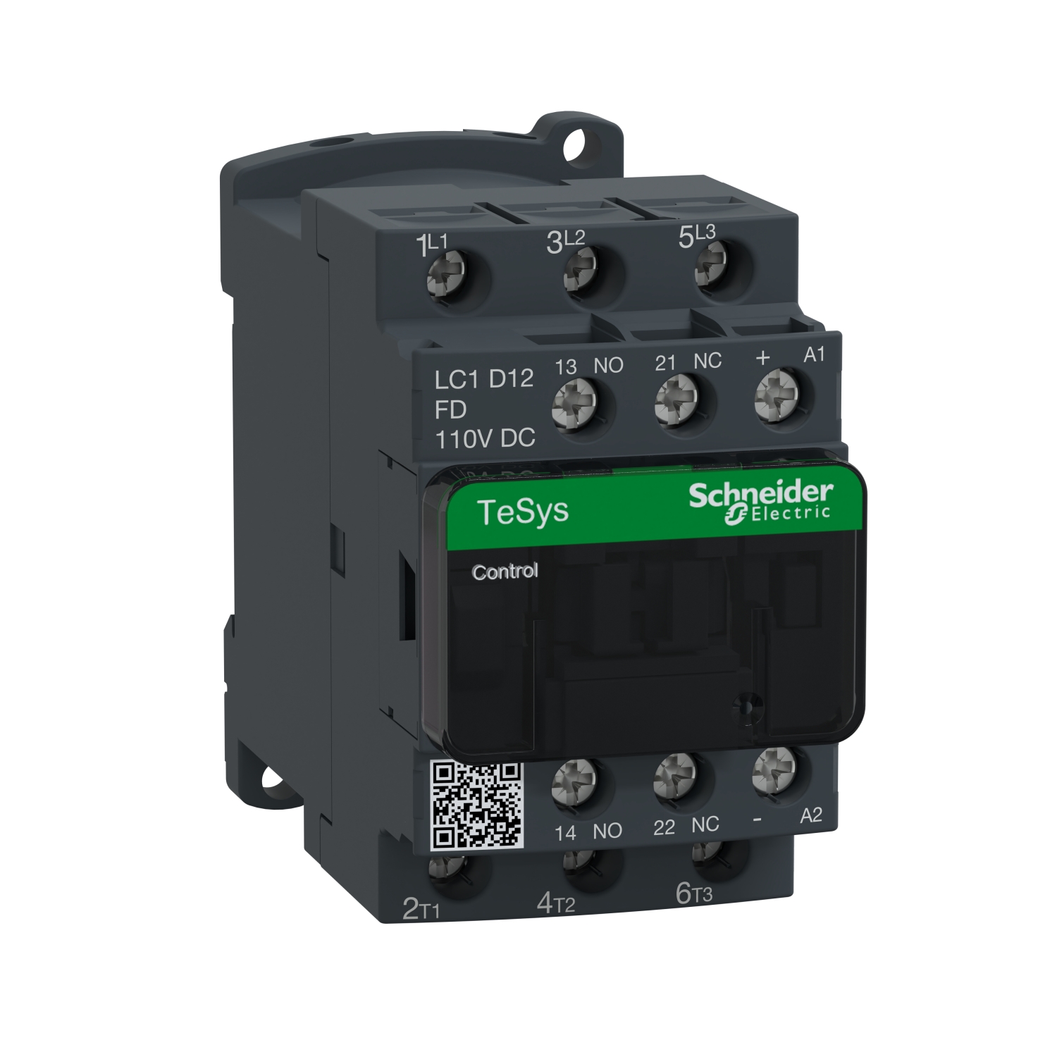 LC1D12FD Контактор LC1D 3P 12А 400/110В DC Schneider Electric TeSys 