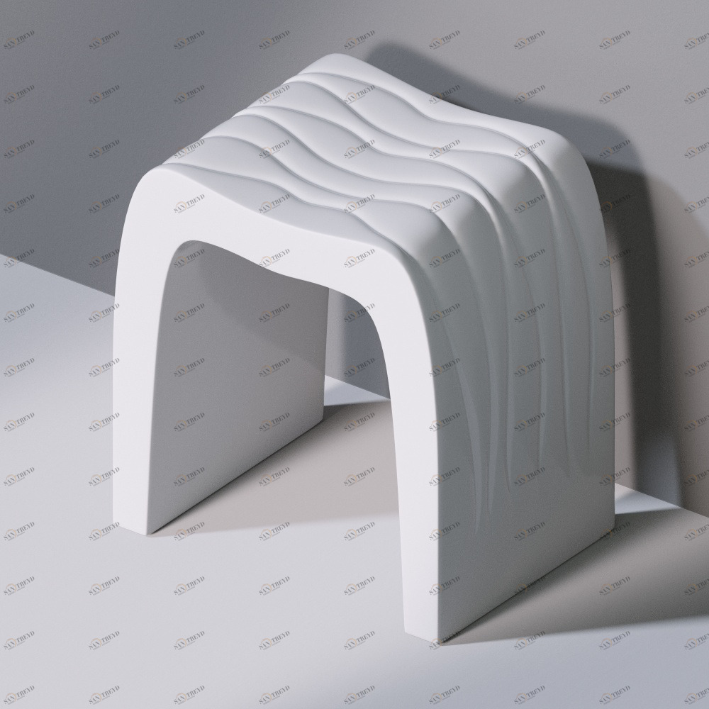 Стул для ванной C100 WAVES SEAT белый AeT ITALIA С100100