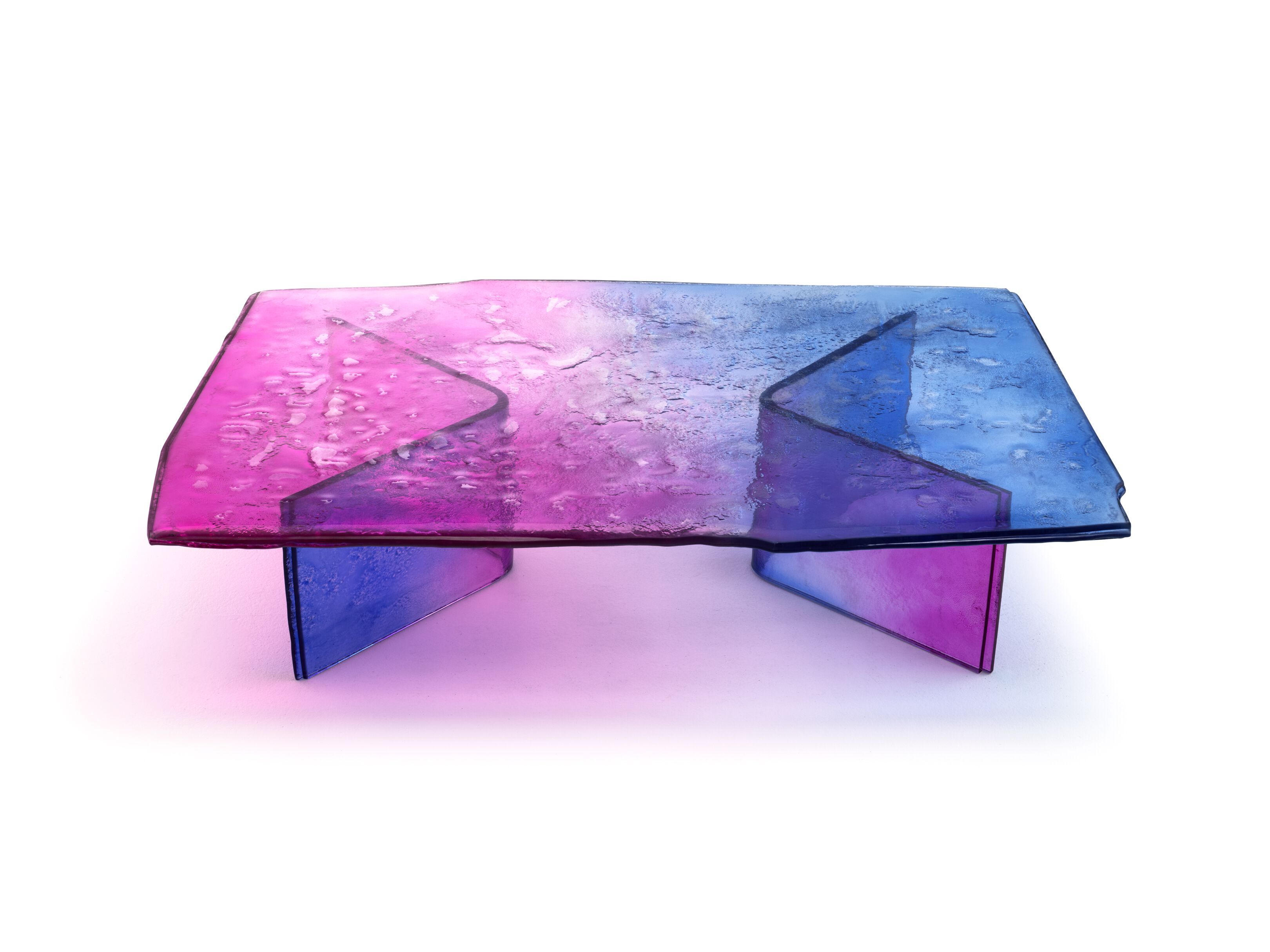 Журнальный столик из цветного стекла ARTE VENEZIANA Melt ARCH-00049617