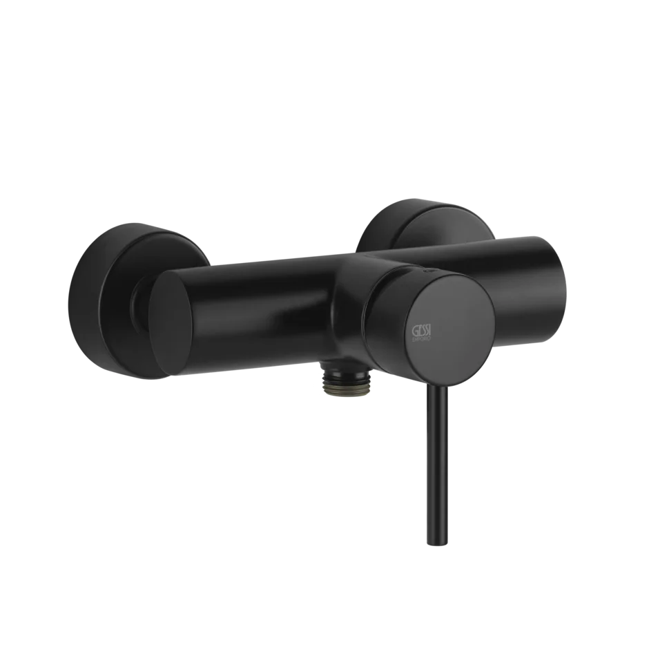 Смеситель для душа 18631 299 Gessi Via tortona МАТОВО-ЧЕРНЫЙ 18631299