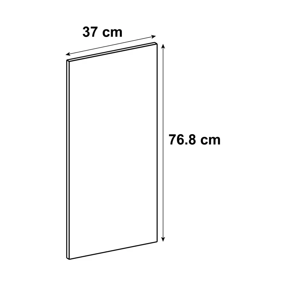 Фальшпанель для шкафа Delinia ID «Бирск» 37x76.8 см, ЛДСП, цвет бежевый STLM-2055609 - Вид №4