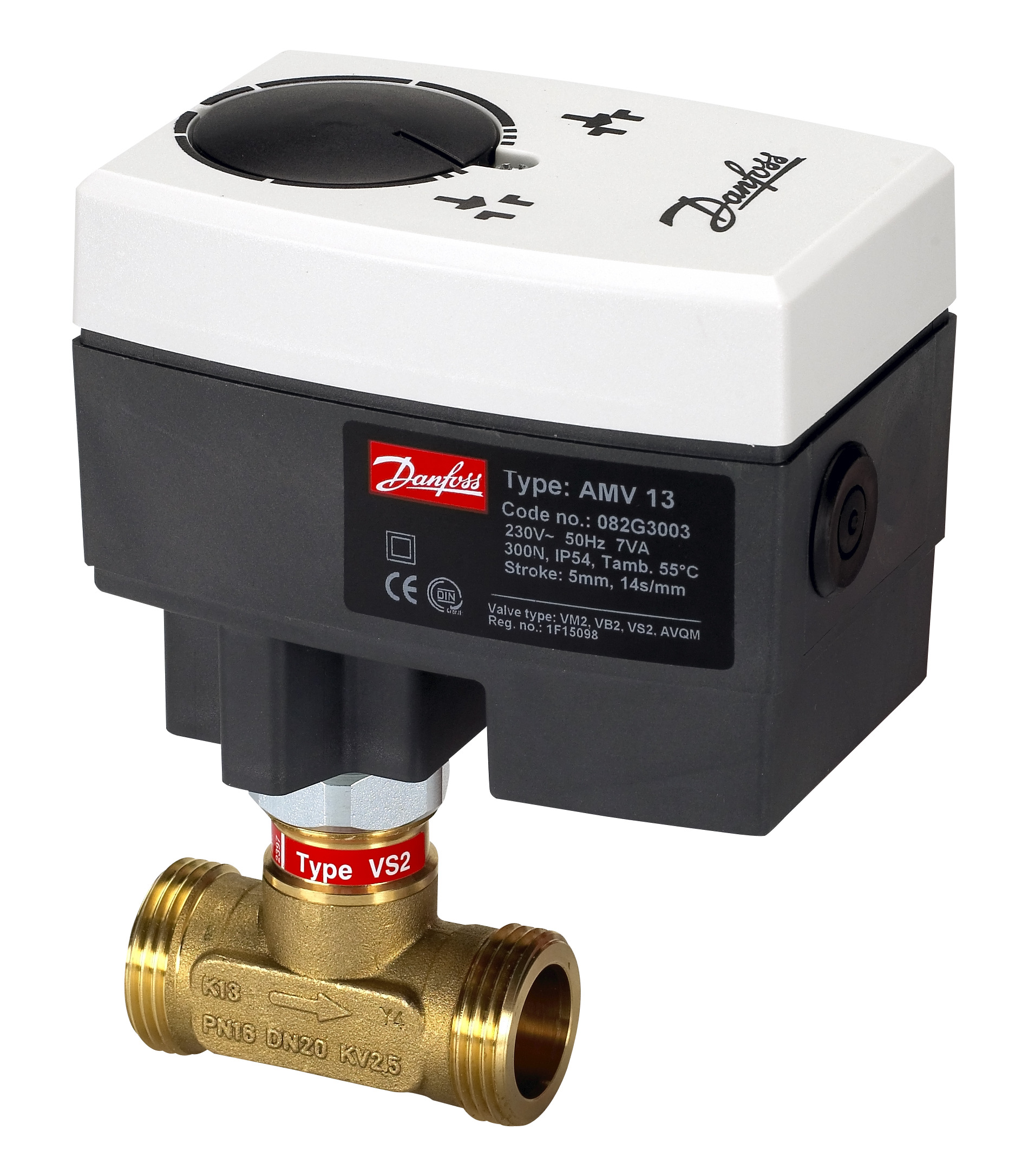 Danfoss Клапан регулирующий проходной VS 2 Сальниковое кольцо 065F0006  - Вид №17