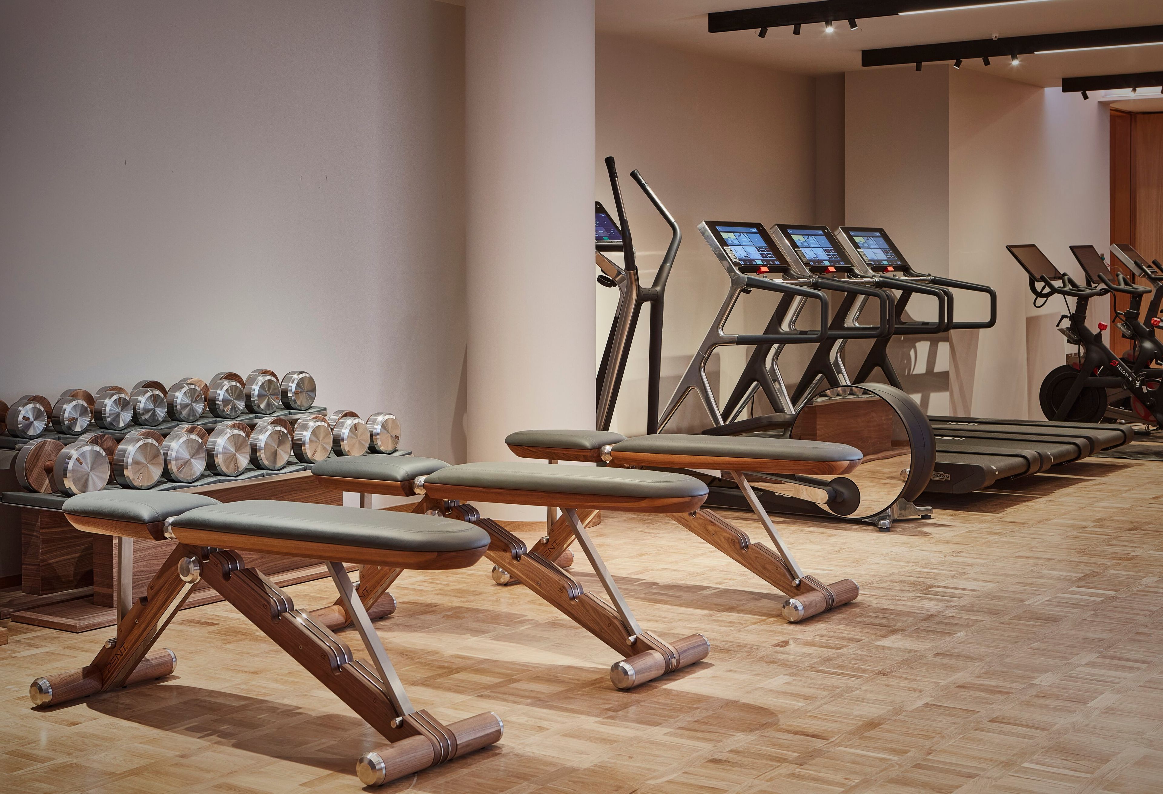 Набор гантелей из нержавеющей стали и дерева PENT Colmia ARCH-00119837 - Вид №5