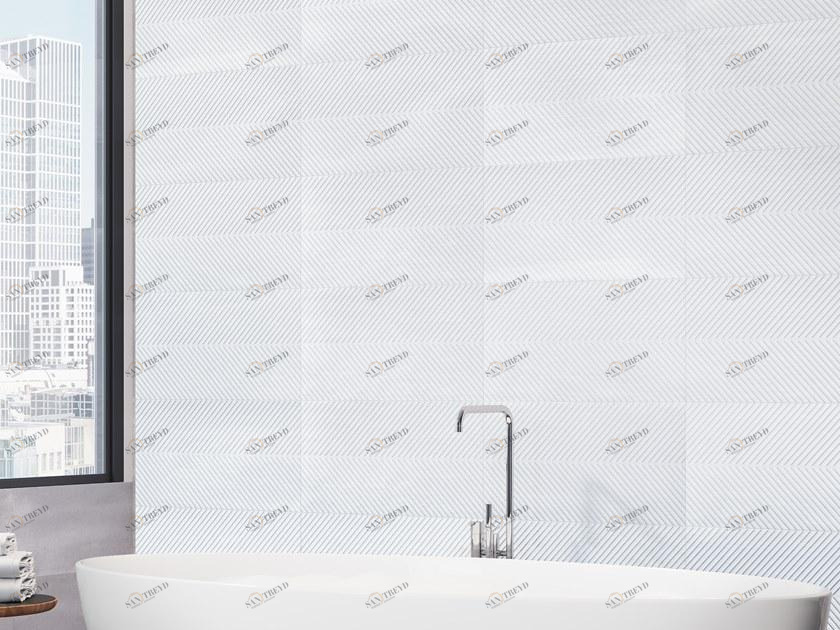 RECER Объемная белая плитка для стен с эффектом бетона sun-id-1483719