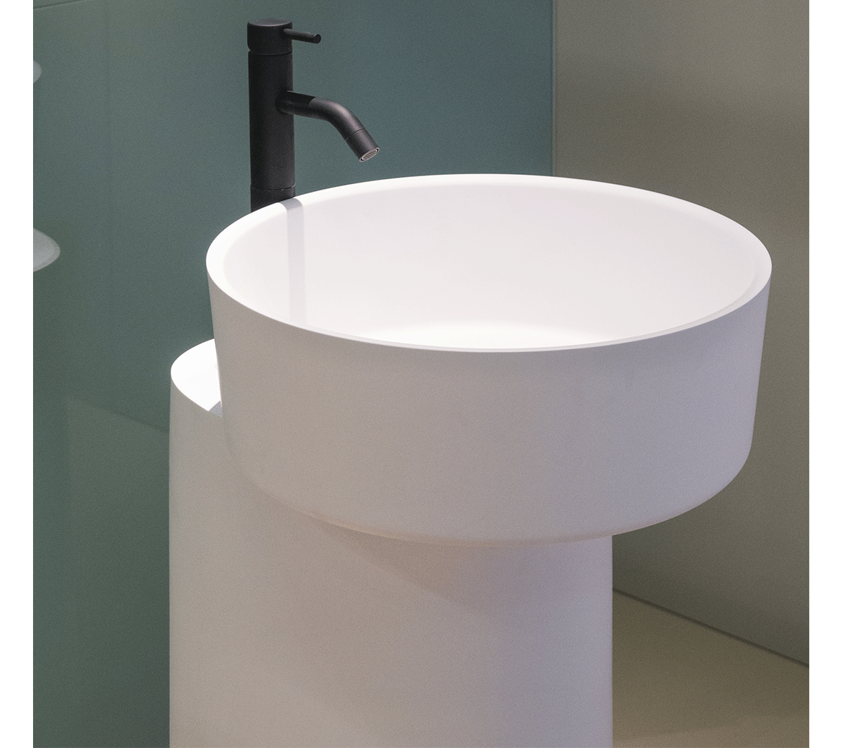 EXCONSTONDPLAT Напольная раковина стоящая прямоугольная Ex.T Plateau - Вид №3