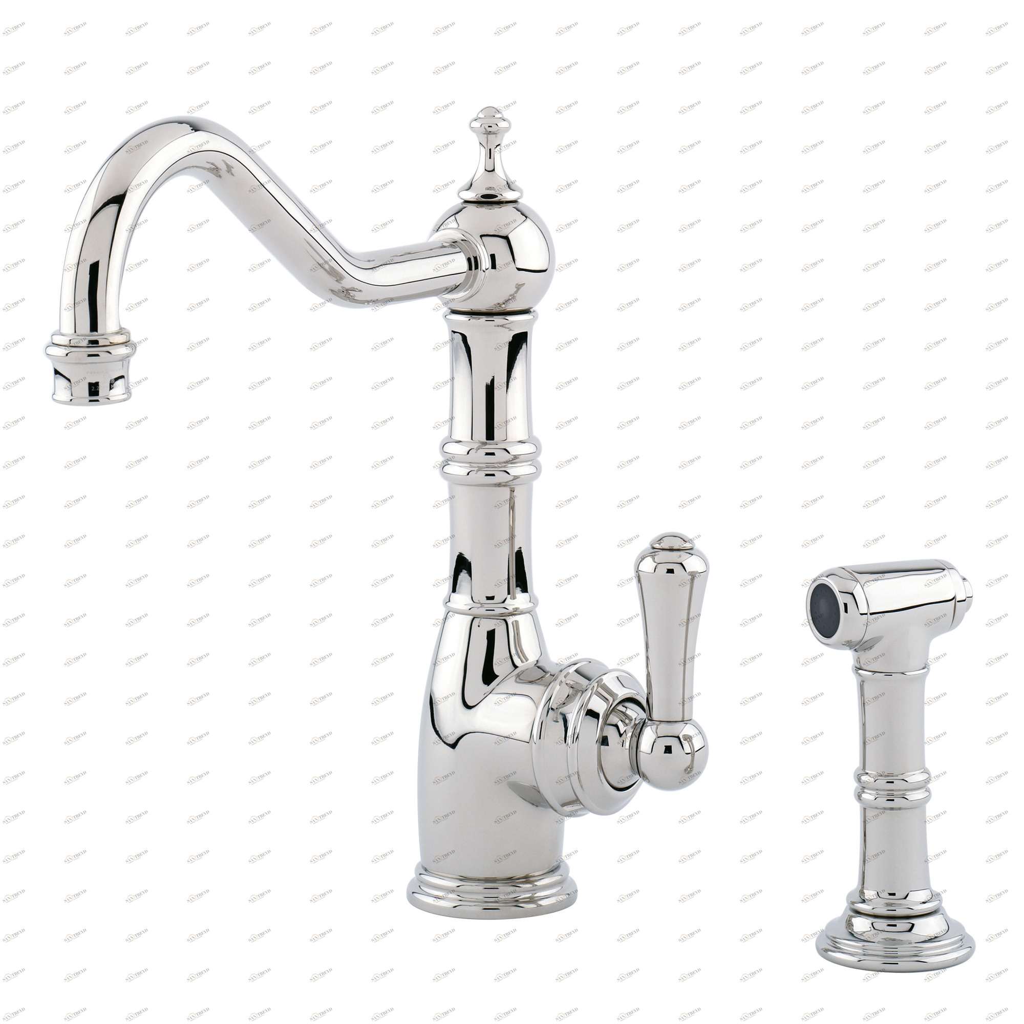 Traditional bathrooms P&R AQUITAINE Смеситель для кухни английский Pr4746.ag 