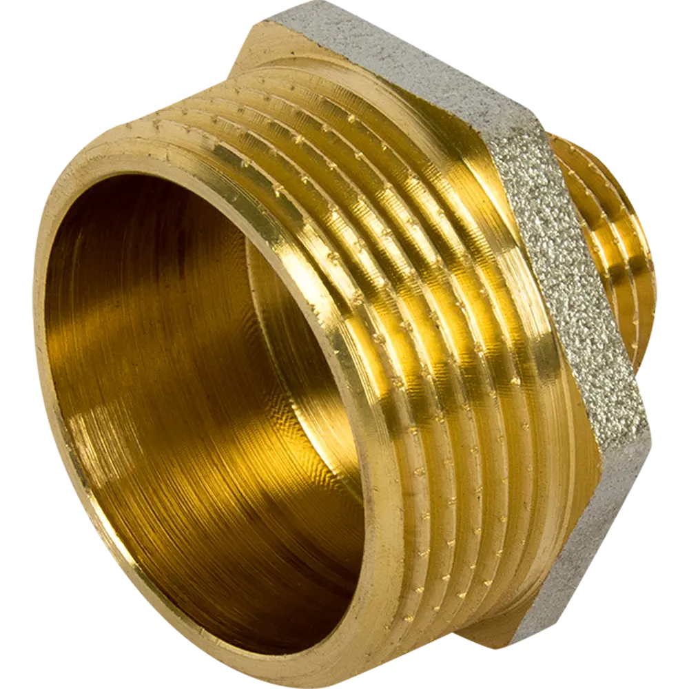 Ниппель переходной 1 1/4"x1/2" НР мм никелированная латунь 027-8975 Santreyd STLM-2074349
