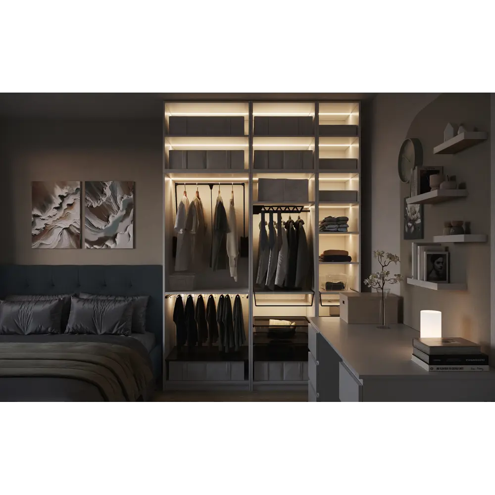 Выдвижная корзина с рамой KONSENSA 36x35.7x12 см цвет черный STLM-2041338 - Вид №6