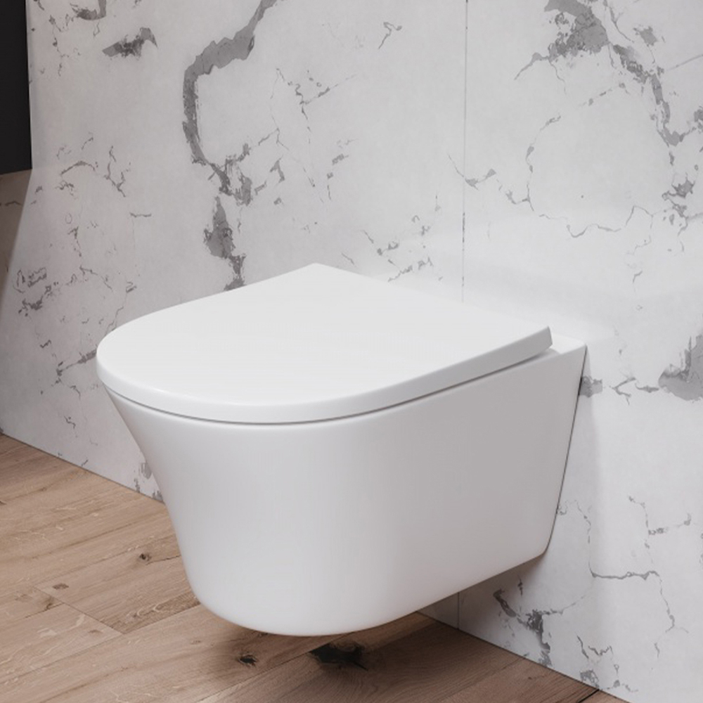 DX35C1700SC унитаз подвесной безободковый с сиденьем микролифт Damixa Skyline