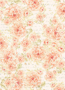 00552 Декупажная карта 21 x 29.7 см "Розовая поэма мини" Чип-Арт