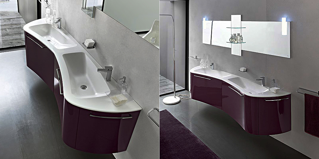 Комплект мебели для ванной комнаты Play 2012 64-65 Cerasa Play PLAY20126465 - Вид №1