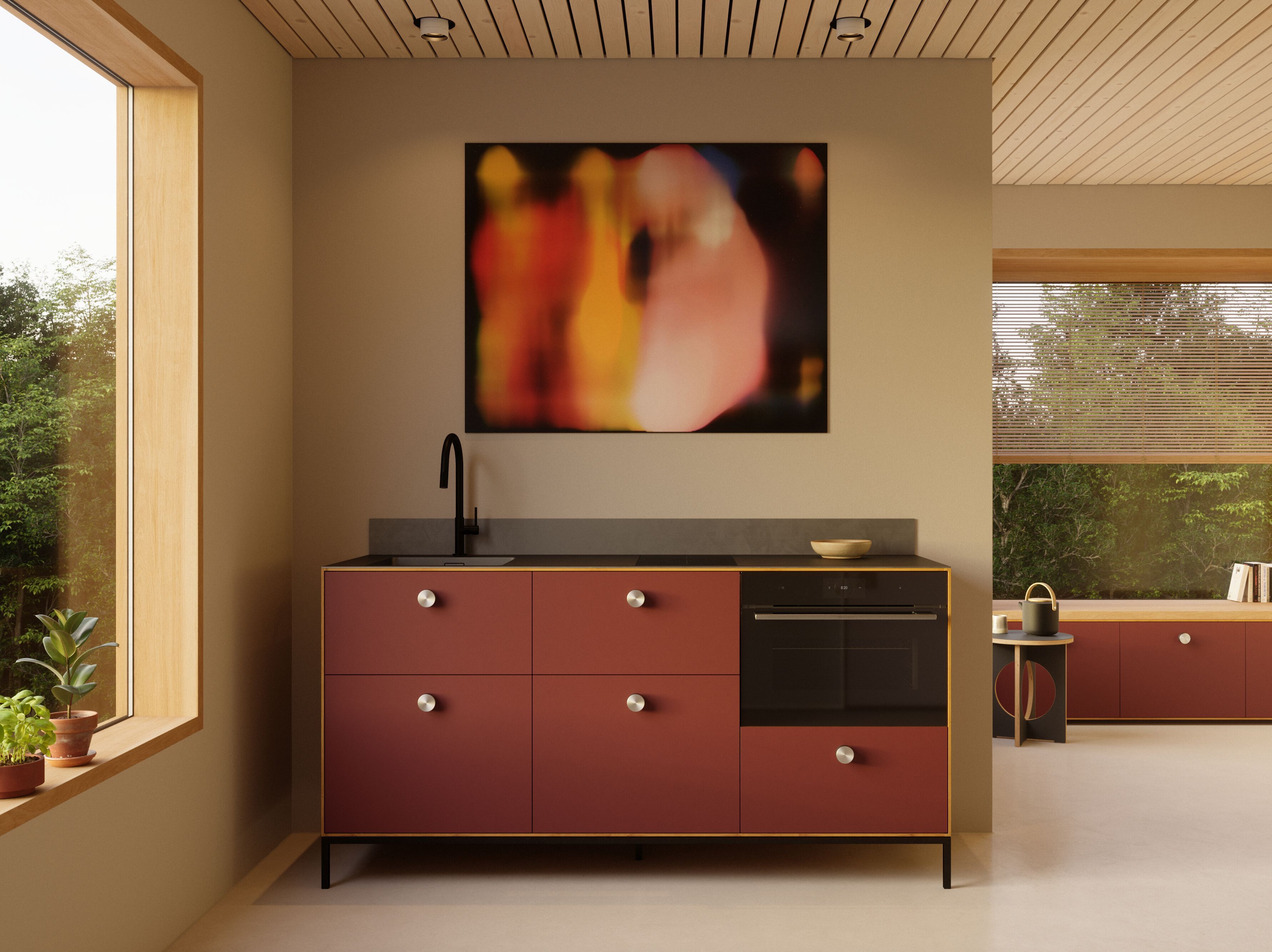 Встроенная кухня Neuvermoebelt TINY KITCHEN "OFFICE" ARCH-00070774 - Вид №1