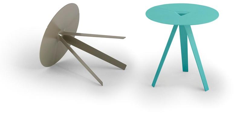 Kendo Mobiliario Круглый журнальный столик из лакированного металла sun-id-1353468 - Вид №3