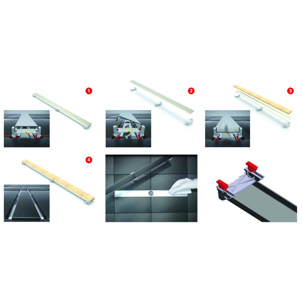 090139 Желоб водосток C1 Norma 800  Berges C1 Norma  - Вид №7